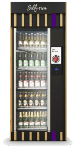 Zelfbedieningskoelkast met premium dranken