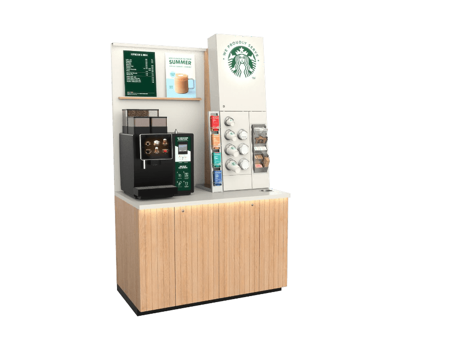 Barista koffie in hotellobby